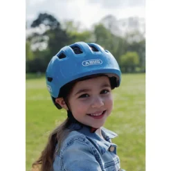 Abus Helm Smiley 3.0 blue croco S 45-50cm