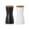 Ad Hoc Twin Set Peper-zoutmolen Wit-zwart D6,2xh13,3cm