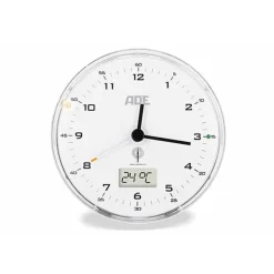 ADE Ade Digitale Alarmklok Wit Fluisterstil - Radiogestuurd - Incl. 1x Aaa