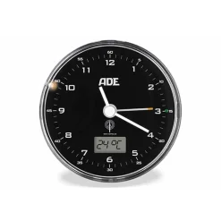 ADE Ade Digitale Alarmklok Zwart Fluisterstil - Radiogestuurd