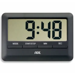 ADE Dig. Kookwekker Zwart Magnetisch 1,1x10,1xh7cm Incl.1x Cr2032-lcd Displa