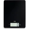ADE Digitale Keukenweegschaal Leonie Zwart 22x17cm Incl.1x Cr2032-lcd Displa