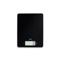 ADE Digitale Keukenweegschaal Leonie Zwart 22x17cm Incl.1x Cr2032-lcd Displa