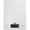 ADE Digitale Keukenweegschaal Slim Wit 23x15cm Incl. 2x Cr2032 - Lcd Display