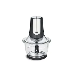 ADE Elektrische Multihakker Glazen Bowl 1,2l - 2 Snelheden