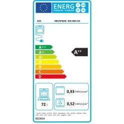 AEG NBU5P40SK 5000 SurroundCook Heteluchtoven met pyrolysereiniging