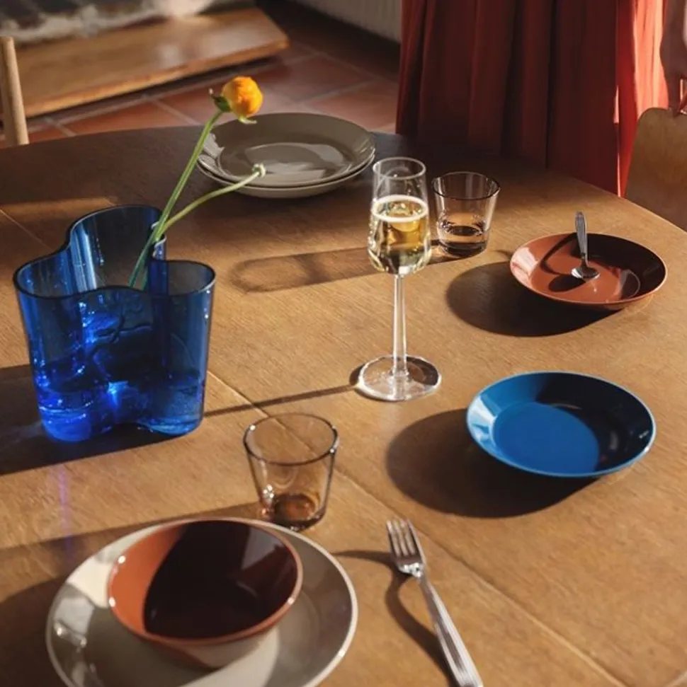 Alvar Aalto Collection Vaas 160mm ultramarijn blauw