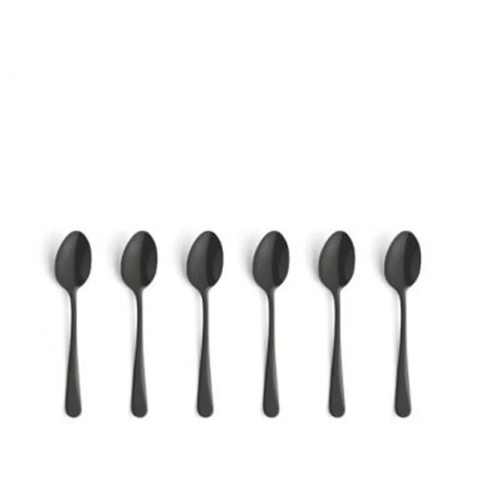 Amefa Austin Vintage Black Koffielepels Set6