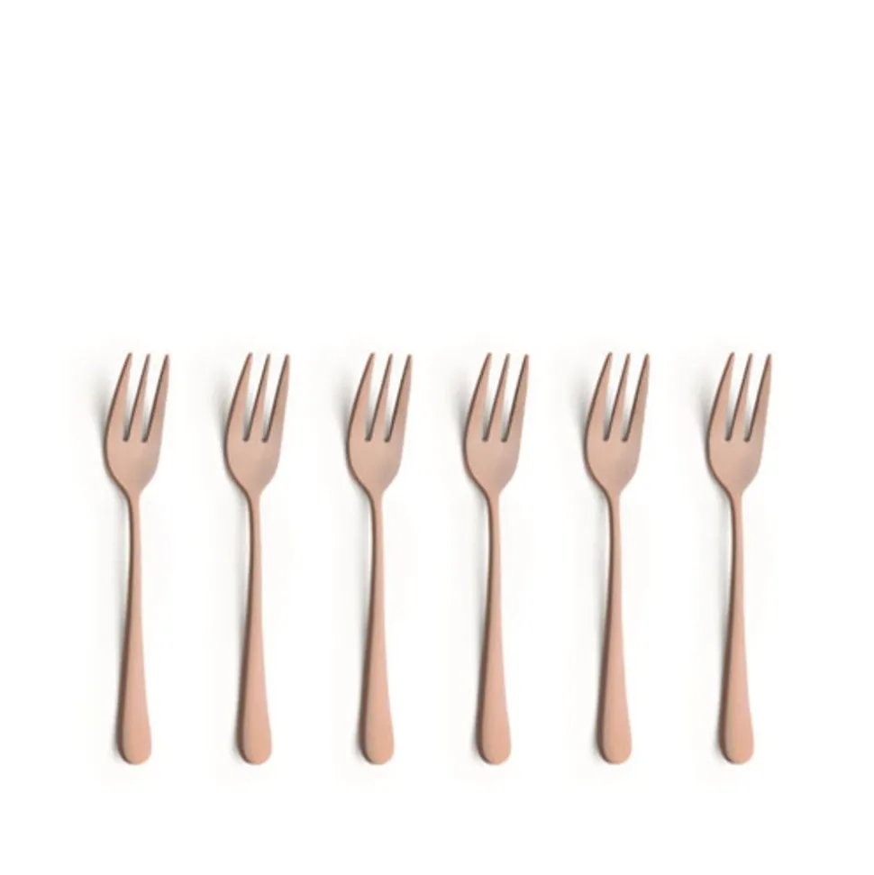 Amefa Austin Vintage Copper Gebakvorken Set6