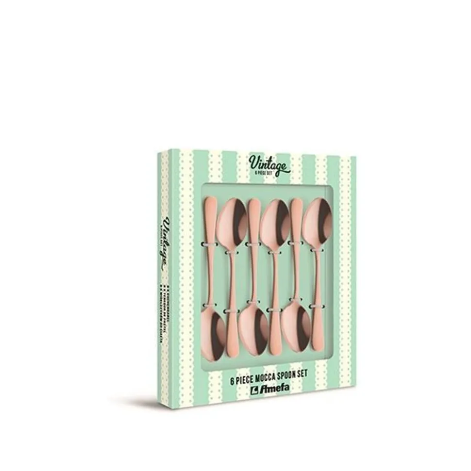 Amefa Austin Vintage Gold Koffielepels Set6