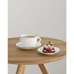 Asa à table ligne noire cappuccino kop met schoteltje ( 250ml)