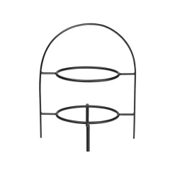 Asa à table ligne noire etagere 2-laags 28 cm zwart
