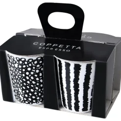 Asa COPPETTA set van 4 espressokopjes D6,5cm H7cm geschenkverpakking