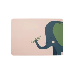 Asa Kids Placemat lederlook 46x33cm Emma Elephant