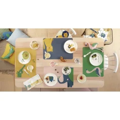 Asa Kids Placemat lederlook 46x33cm Emma Elephant
