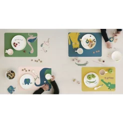 Asa Kids Placemat lederlook 46x33cm Emma Elephant