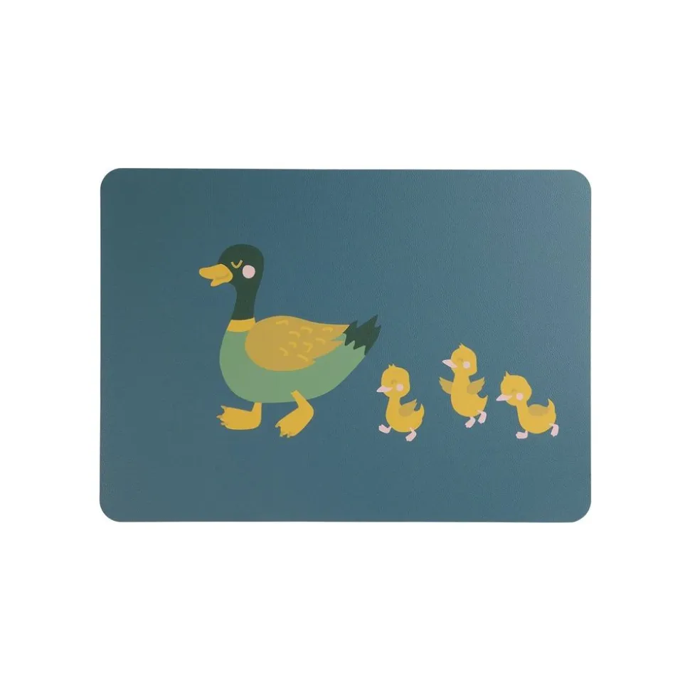 Asa Kids Placemat lederlook 46x33cm Duck Emil