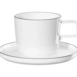 Asa Oco Ligne Noire koffiekop met schotel