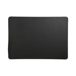 Asa Placemat lederlook 46x33cm Rough Black