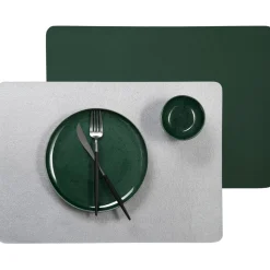 Asa Placemat lederlook 46x33cm Kale