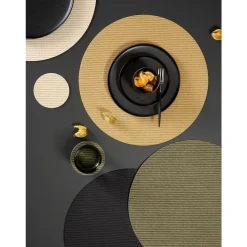 Asa Placemat Sisal Optic Rough Kuro