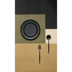 Asa Placemat sisal rough 46x33cm Kuro