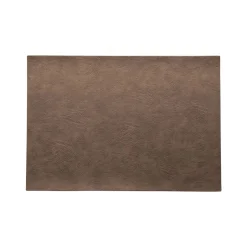 Asa Placemat Vegan leather 46x33cm Nougat