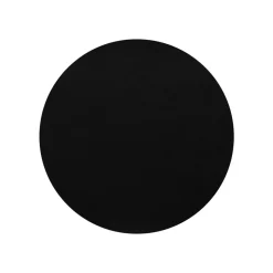 Asa Placemat Vegan Leather rond 38cm Black
