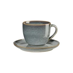 Asa Saisons Cappuccinokop met schotel D9cm H7,5cm 0,23L Denim