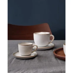 Asa Saisons Cappuccinokop met schotel D9cm H7,5cm 0,23L Sand