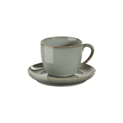 Asa Saisons espressokopje met schotel D6,7cm H5,5cm 0,09L Eucalyptus
