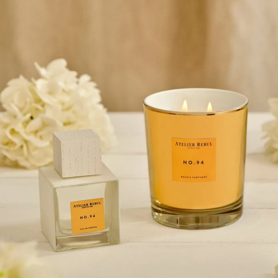 Atelier Rebul No. 94 Geurkaars (350g) 50 Branduren Sojawas Bloemige Geur