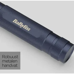 Babyliss Super-X Metal Series neus-, oor- en wenkbrauwtrimmer (goud/blauw)