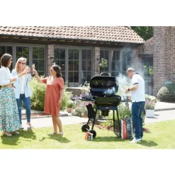 Barbecook Magnus Premium houtskoolbarbecue zwart 85x64x110cm