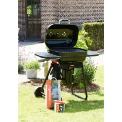 Barbecook Magnus Premium houtskoolbarbecue zwart 85x64x110cm
