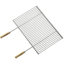 Barbecook Professioneel rooster uit chroom en hout 70x40cm FSC 100% sgsch-coc-041337