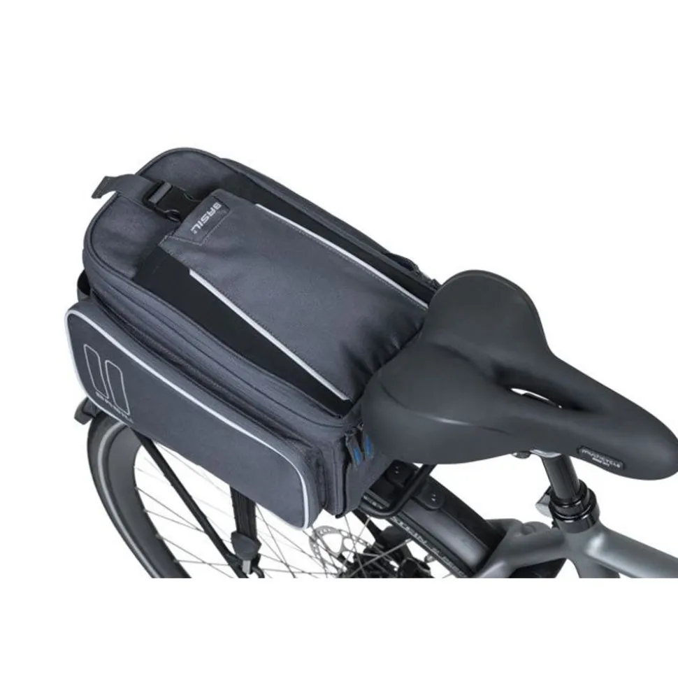 Basil Sport Design - bagagedragertas - 7-15 liter - graphite