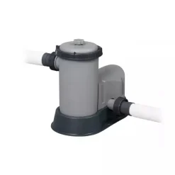 Bestway Power Steel™ complete set bovengronds zwembad met filterpomp Ø 549 x 132 cm stenen muur look (natuursteen), rond