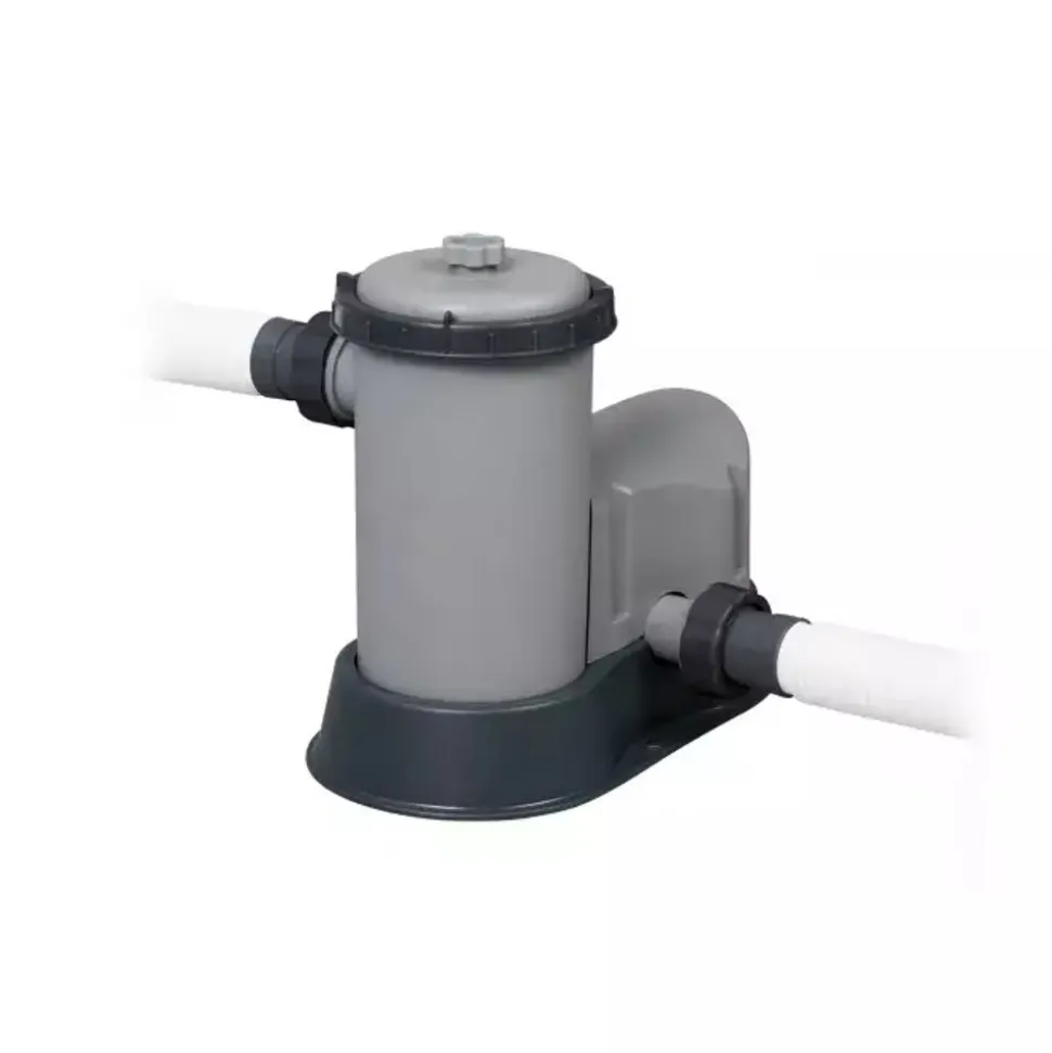 Bestway Power Steel™ complete set bovengronds zwembad met filterpomp Ø 549 x 132 cm stenen muur look (natuursteen), rond