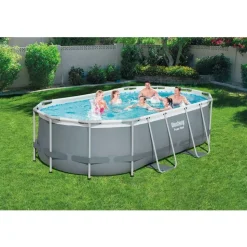 Bestway Zwembad Power Steel met filterpomp 427x250x100 cm