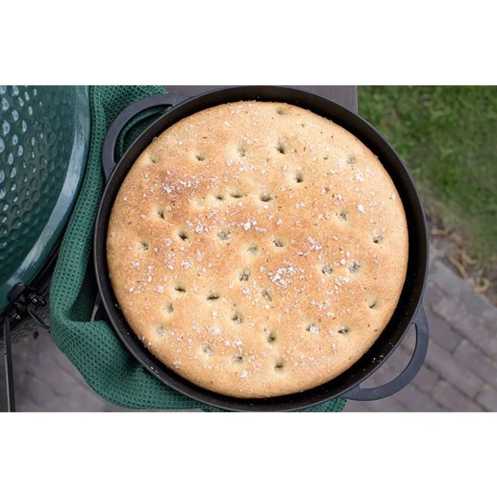 Big Green Egg Cast Iron Skillet voor 2XL, XLarge, Large