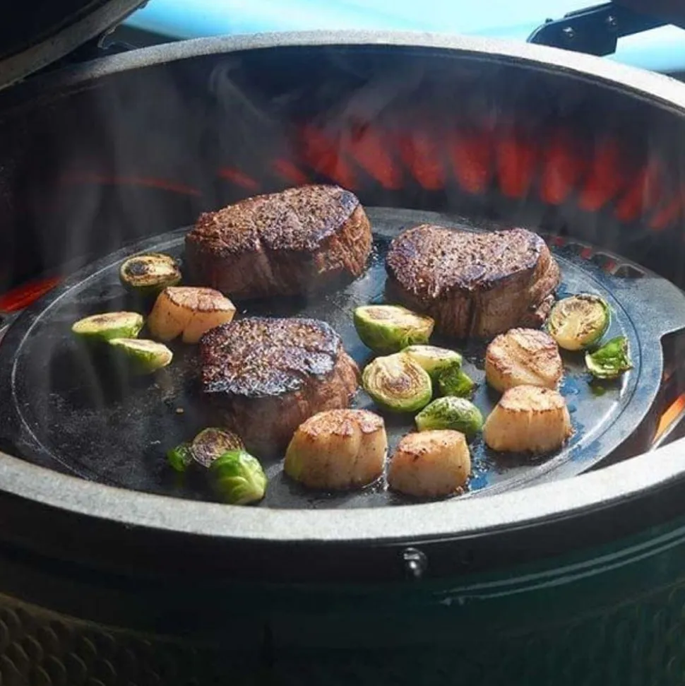 Big Green Egg Gietijzeren Plancha L Ø36cm