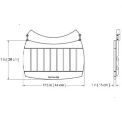 Big Green Egg Wooden EGG Mates L