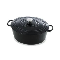 BK Bourgogne Stoofpot Ovaal 32cm Jet Black