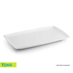 BonBistro Squito plat bord/serveerschaal 50x20cm wit