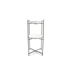 BonBistro Truss Etagère 23x23xH42,5cm voor 3 borden zwart