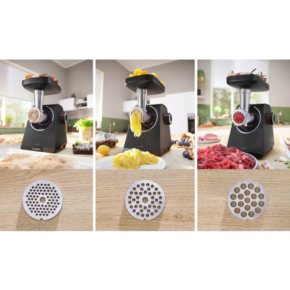 Bosch MFWS440B Serie 4 Vleesmolen MultiPower Series 4 1900 W Zwart