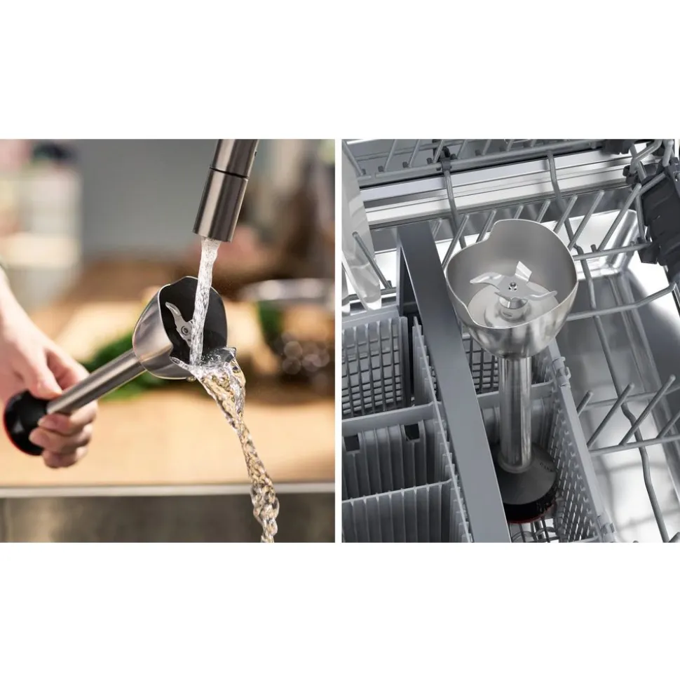 Bosch MSM4W420 Serie 4 Staafmixer ErgoMaster 800 W Wit, Zwart grijs