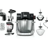 Bosch MUMS6ZS34 1600 W Zwart, Geborstelde inox