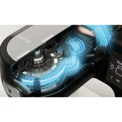 Bosch MUMS6ZS34 1600 W Zwart, Geborstelde inox